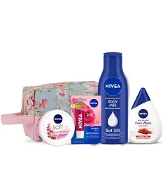 Nivea Exclusive Skin Care Combo with Free Pouch (Pack) by Myntra