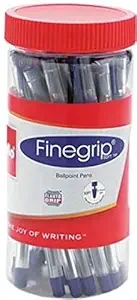 Cello Finegrip Ball Pen | Blue Ball Pens | Jar of 25 Units | Best Ball Pens for Smooth Writing | Ball Point Pen Set