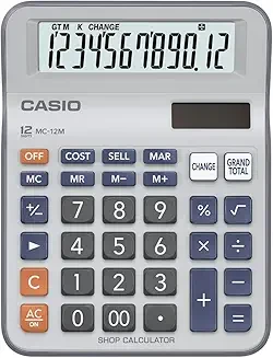 Casio MC-12M Shop Calculator